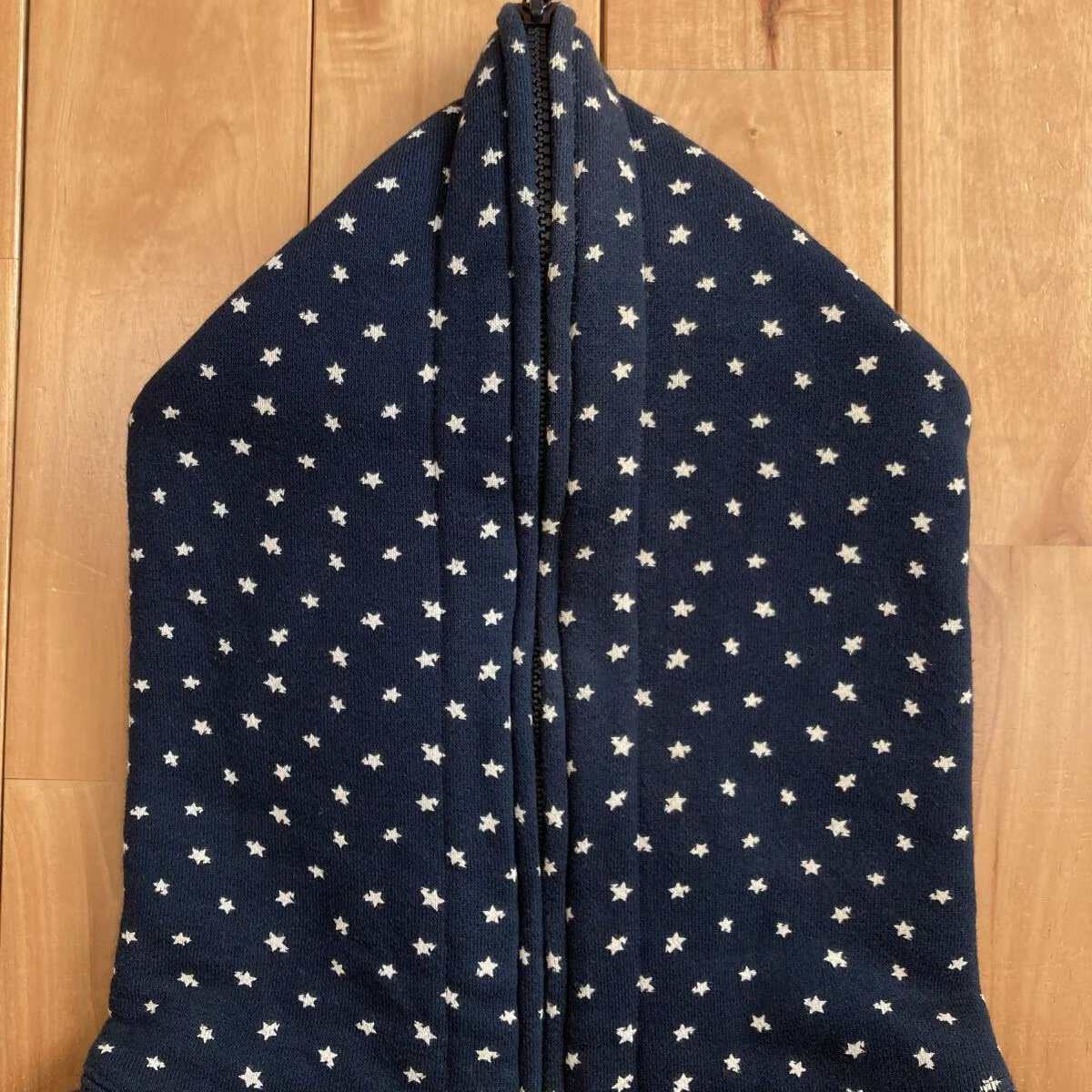 BAPE Sta Logo Full Zip Hoodie Navy a bathing ape star NIGO Size L