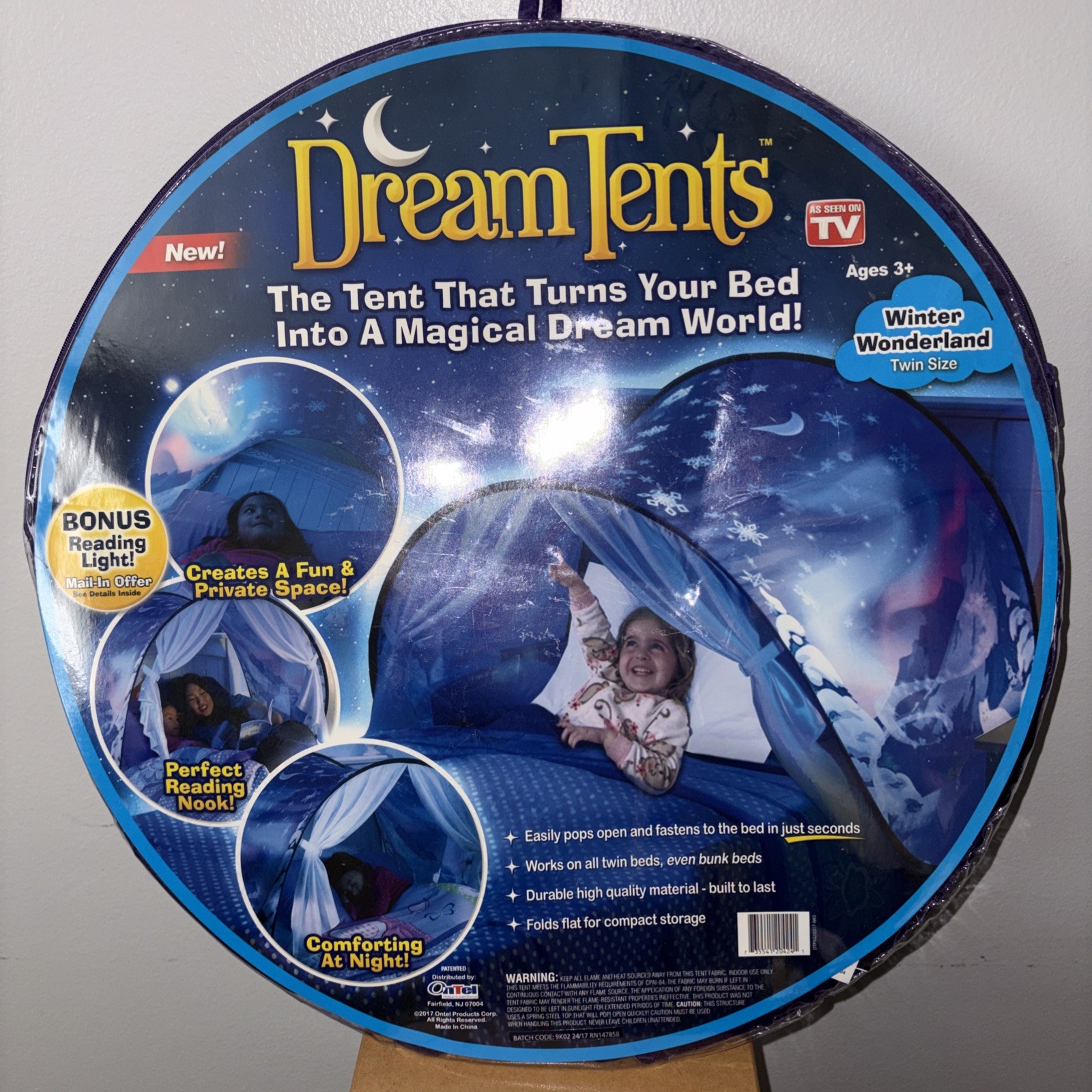 Dream Tents Winter Wonderland Kids Pop Up Play Tent, As Seen on TV Free Ship