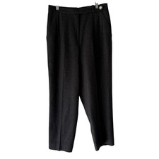 Vintage Norton McNaughton Pants Womens 4 Wool Pleated High Rise Trousers 90s