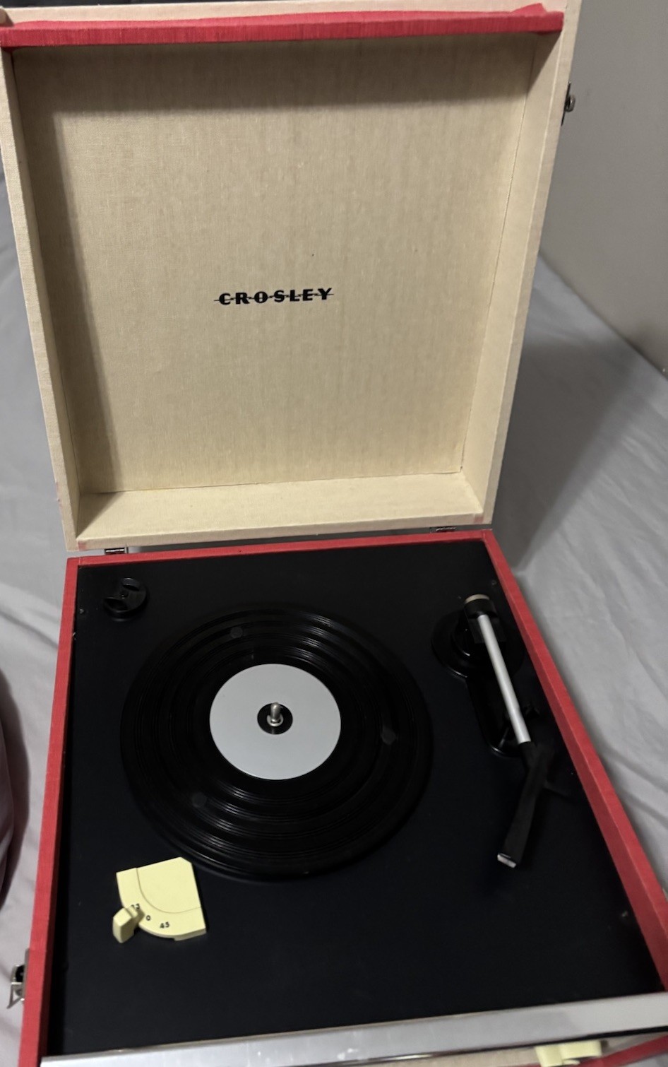Crosley CR6233A-RE Dansette Bermuda Turntable Aux-in & Bluet