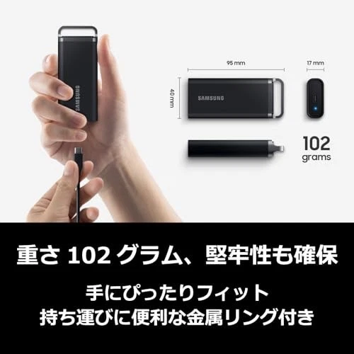 Samsung T5 EVO 8TB External SSD USB 3.2 Gen 1 MU-PH8T0S-IT/EC (Official Japanese - Image 4 of 4