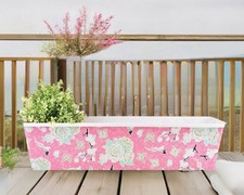 3-er Set Blumentopf Pflanzkübel Pflanztopf Blumenkübel Blumen Topf 59x17x14 cm