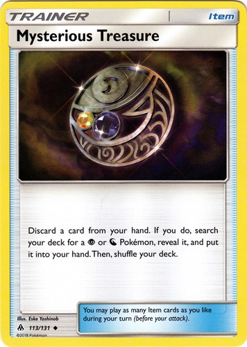Mysterious Treasure - 113/131 - Uncommon Pokemon Lightly Played Forbidden Light