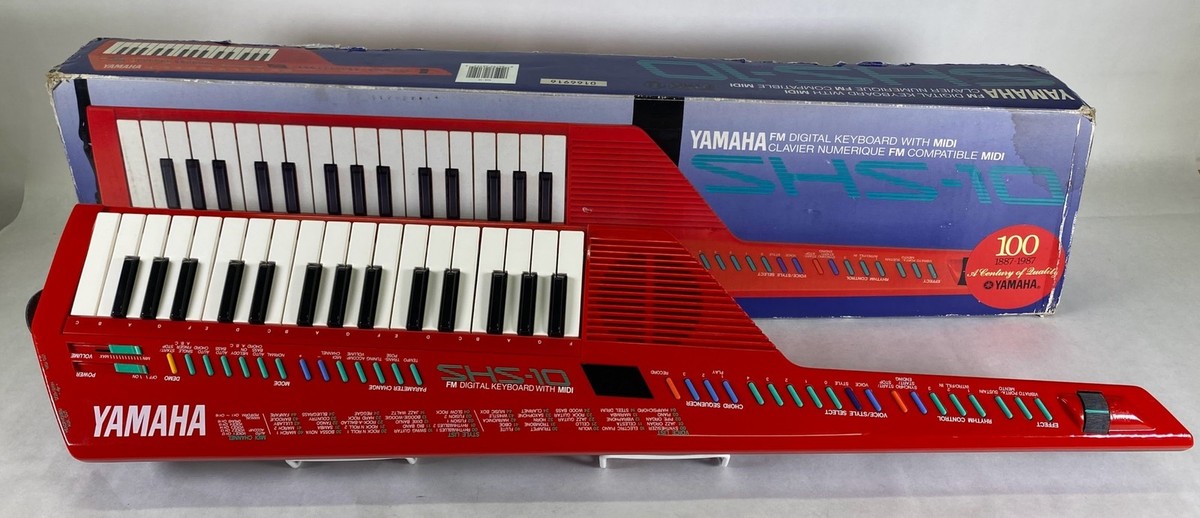 Yamaha SHS-10R Red Digital Shoulder Key MIDI Synthesizer Keyboard