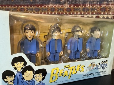 Medicom Toy Kubrick The Beatles ''Can't Buy Me Love'' Set of 4 SEALED!