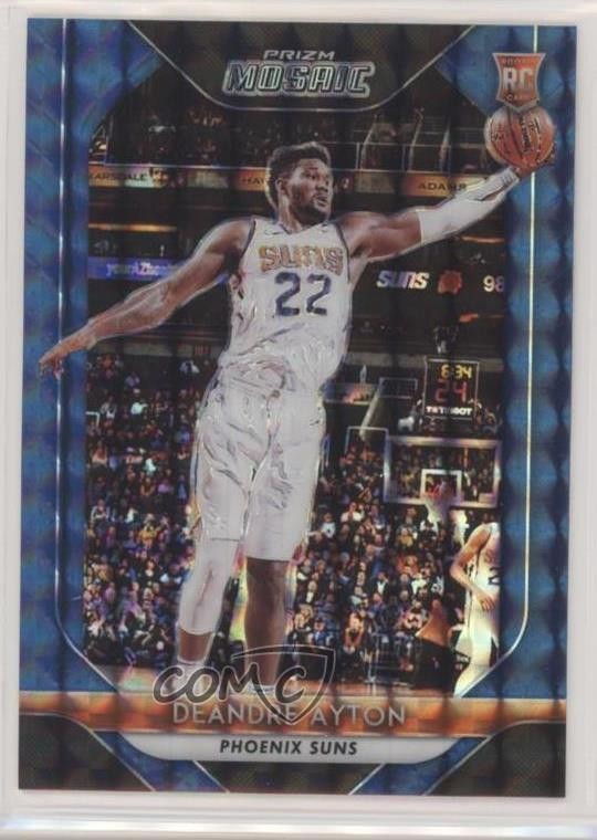 2018-19 Panini Prizm Mosaic Blue DeAndre Ayton #18 1q9