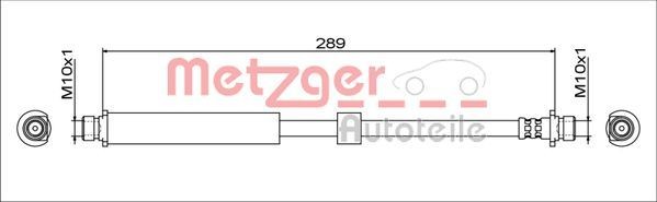 Metzger 4111764 Bremsschlauch FüR Land Rover-image