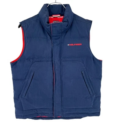 Vintage TOMMY HILFIGER Damen Daunenweste Größe XL - Bild 1 von 4