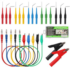 22 Piece Automotive Back Probe Kit With Test Leads Alligator Clips and Pins