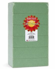 Dry Floral Foam Bricks 6 Pack Green Foam For Artificial Flowers Silk Dried Flora