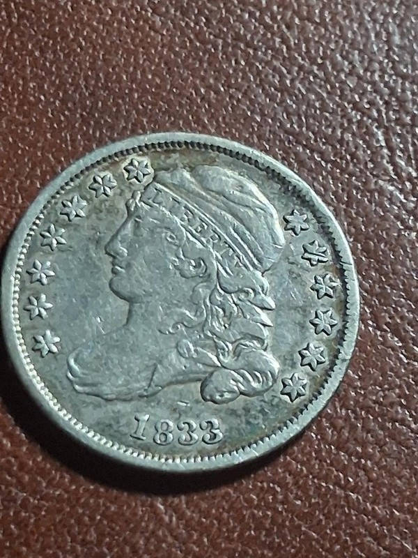 1833 CAPPED BUST DIME BEAUTIFUL BEAUTIFUL CHOICE XF.