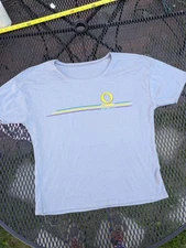 Vintage Outside Magazine Staff Woman's T-Shirt Size M/L Hiking Outdoors 80s 90s