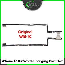 For iPhone 17 Air White Charging Port Dock Connector Flex Original With IC - UK