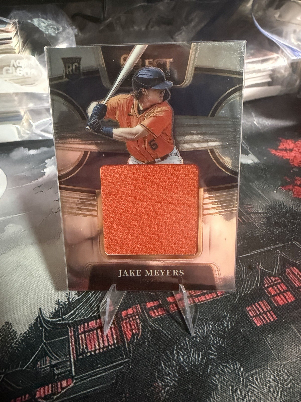 2022 Panini Select - Rookie Jumbo Swatch Jake Meyers #RJS-ME (MEM, RC)