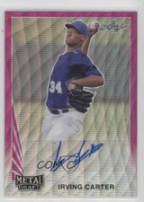 2021 Leaf Metal Draft 1990 Pink Wave 10/10 Irving Carter #LA-IC1 Auto s5q