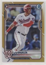 2021 Bowman Chrome Gold Refractor 7/50 Luis Garcia #74 tg7