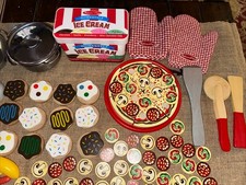 HUGE Quality Pretend Play Food LOT Fun With Food Melissa n Doug Kidcraft More