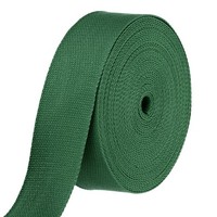 Baumwollband 2 Zoll 11 Yard Polyester Baumwollband Riemen DunkelgrüN