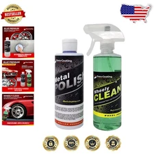 Pro Grade Metal Polish & Wheel Cleaner: Brilliance for Wheels, Diamond Plate