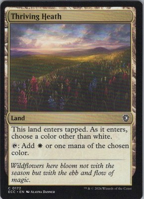 MTG Normal Thriving Heath C Commander: Lorwyn Eclipsed 172 NM