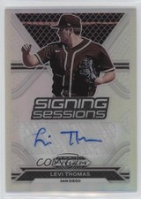 2021 Panini Prizm Draft Picks Signing Sessions Levi Thomas #SS-LT Auto 14xt