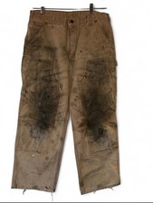Carhartt Brown Canvas Work Pants
