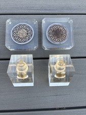 Lot Of 4 Vintage Bell Systems And AT&T Paper Weights