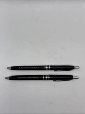 Vintage Skilcraft US Government Desk Pens Lot of 2 Black Pens. See Description.