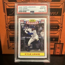 Kyle Lewis 2020 Topps Archives Rc 1990 Rookies Design Psa 10 GEM MT