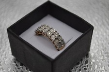 9ct Yellow Gold Ring With 16 Stones Stamped .25. 2.92g