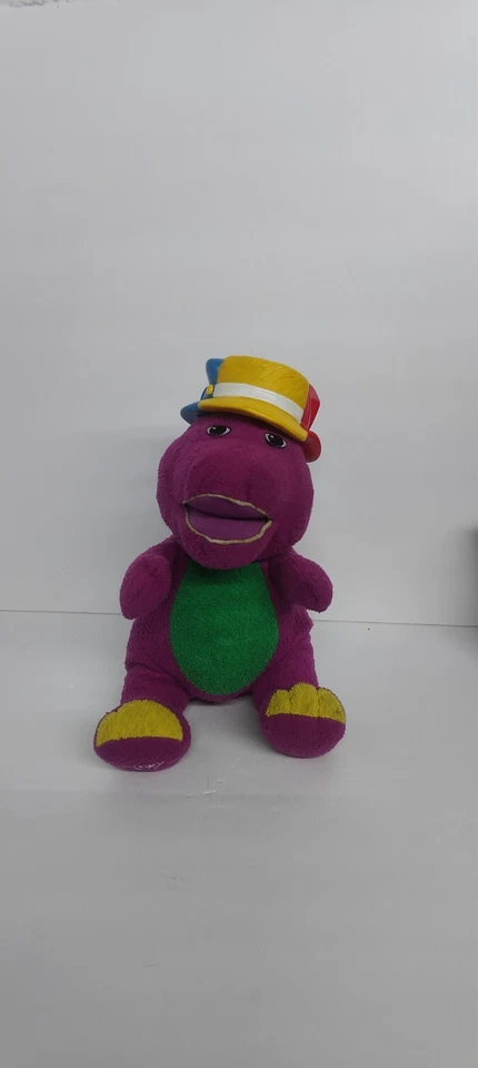 Muñeca de colección 2001 Singing Fireman Barney The Dinosaur - Barney & Friends Foto 2 de 4