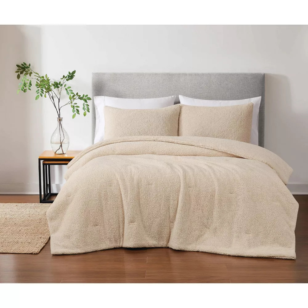 Brooklyn Loom 3pc King Oversized Marshmallow Comforter Set Ivory 6990₽