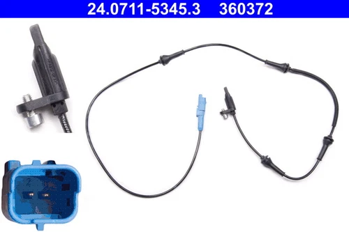 Sensor delantero ATE 24.0711-5345.3, velocidad rueda para CITROËN,PEUGEOT - Imagen 1 de 1
