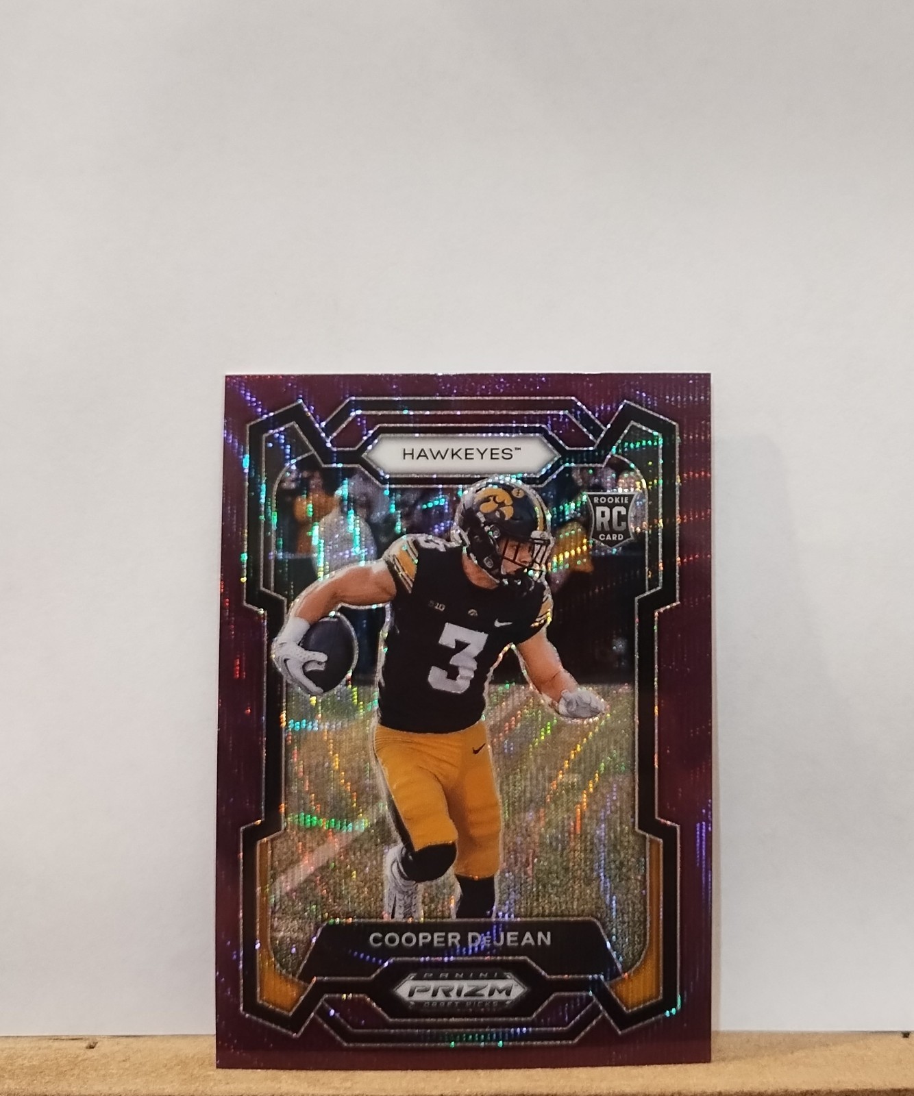 2024 Panini Prizm Draft Picks - Cooper DeJean #113 Purple Wave Prizm (RC)