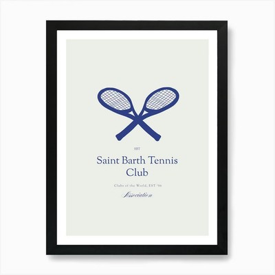Saint Barth Old Money Print Art Pri Framed Wall Art Poster Canvas Print Picture