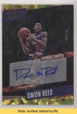 2017 Prestige Bonus Shots Signatures Crystal Gold 5/10 Davon Reed Auto READ 2k5