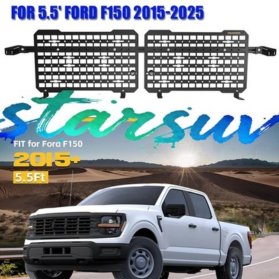 Front Bed MOLLE Panel For 5.5 Feet Ford F150 2015-2026 Truck Storage Organizer