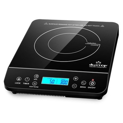 Duxtop Portable Induction Cooktop, Countertop Burner 1800 Watts, Black 