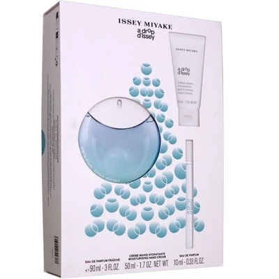 Issey Miyake A Drop d Issey Fraiche Set 90 ml EDP & 10 ml EDP Mini & 50 ml Hand