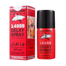 14000 Super Male Adultlayed SHARK Spray Appeal External Lubricant 45ml Long
