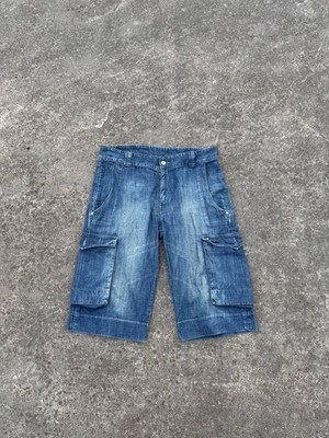 Levi's Engineered Jeans Denim Shorts Cropped 3/4 Capris Men's Size L Vintage VTG