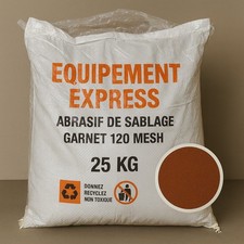 Sac 25 kg Sable Abrasif Garnet Mesh 120A+ pour Sableuse Sablage Aérogommage