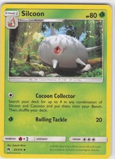 2018 Silcoon Uncommon SM - Lost Thunder 25/214 NM Normal LP-NM