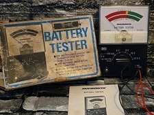 Vintage Micronta Battery Tester Radio Shack / Tandy 22-030A 2 Jewels Works