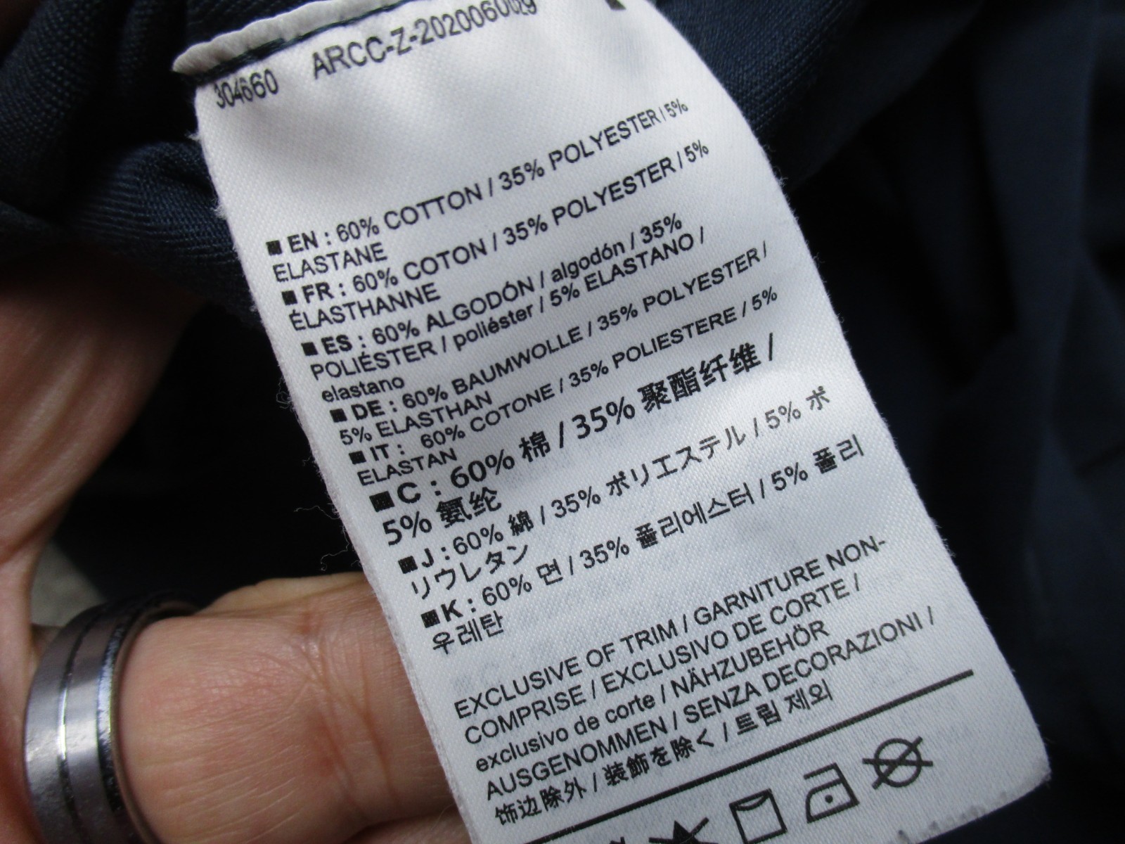 Arc'teryx Polo Shirt Mens L Blue Captive SS Performance Stretch Hiking thumbnail 9