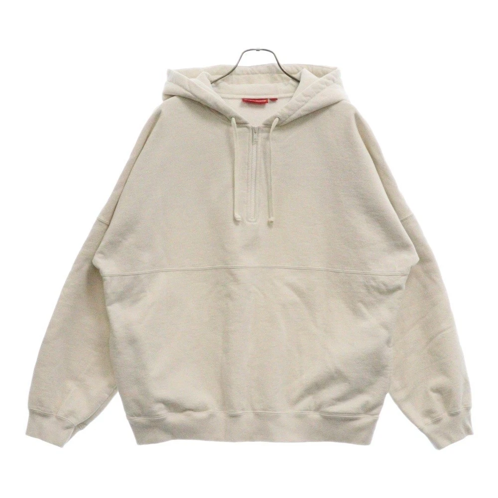 Sweat à capuche Supreme 24SS enveloppé demi fermeture éclair demi fermeture éclair sweat à capuche