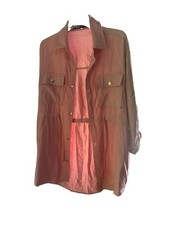 Zara Shirt Dress Dusty Rose Size Medium
