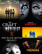 90's Horror Movies Poster