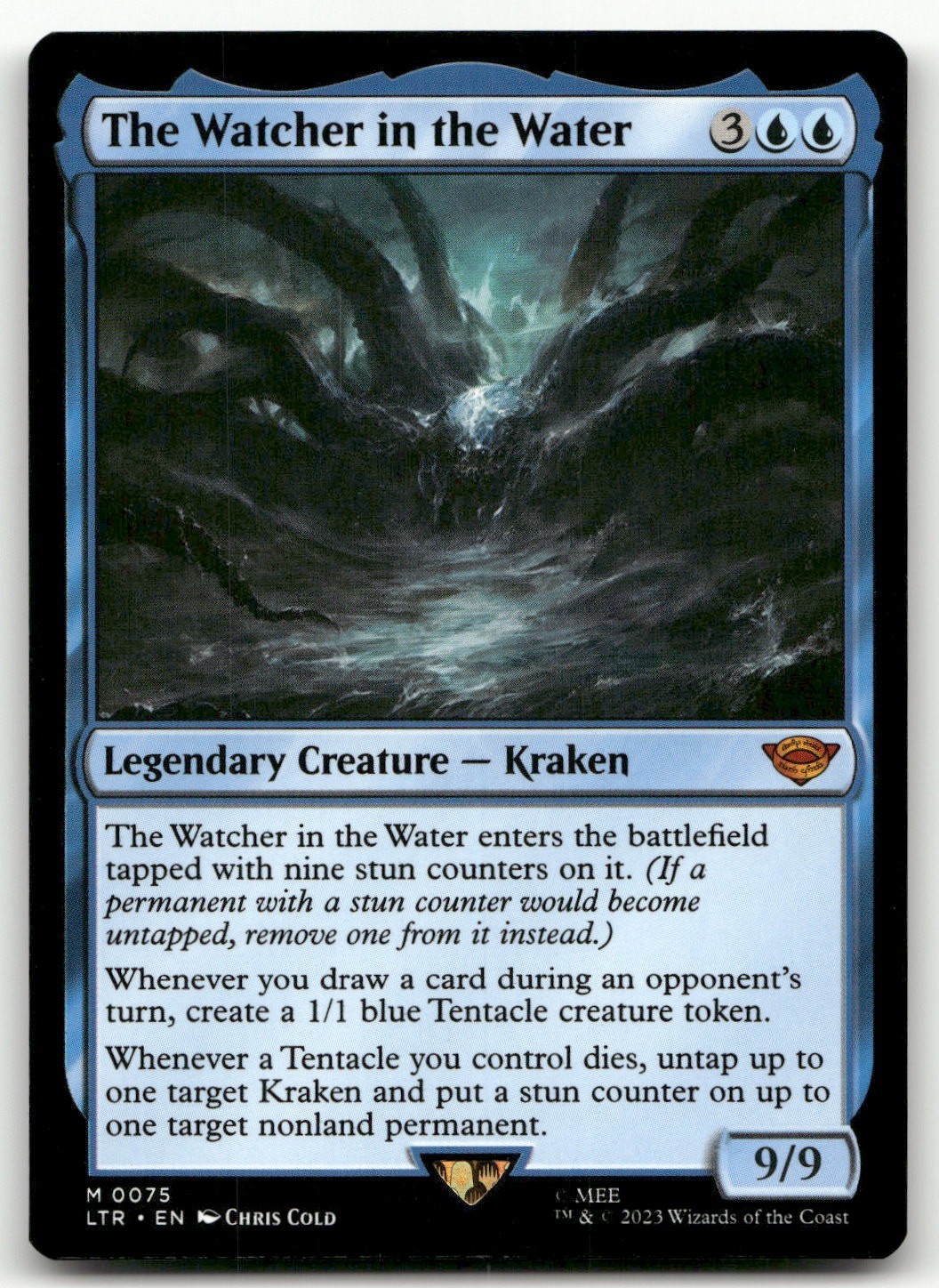 The Watcher in the Water #75 (NM) Lord of the Rings LTR Magic MTG
