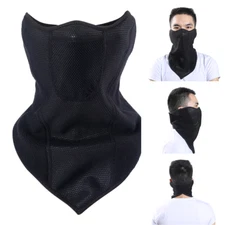 Winter Fleece Warmer Ski Neck Cover Windproof Half Face Scarf Mask for Men Women